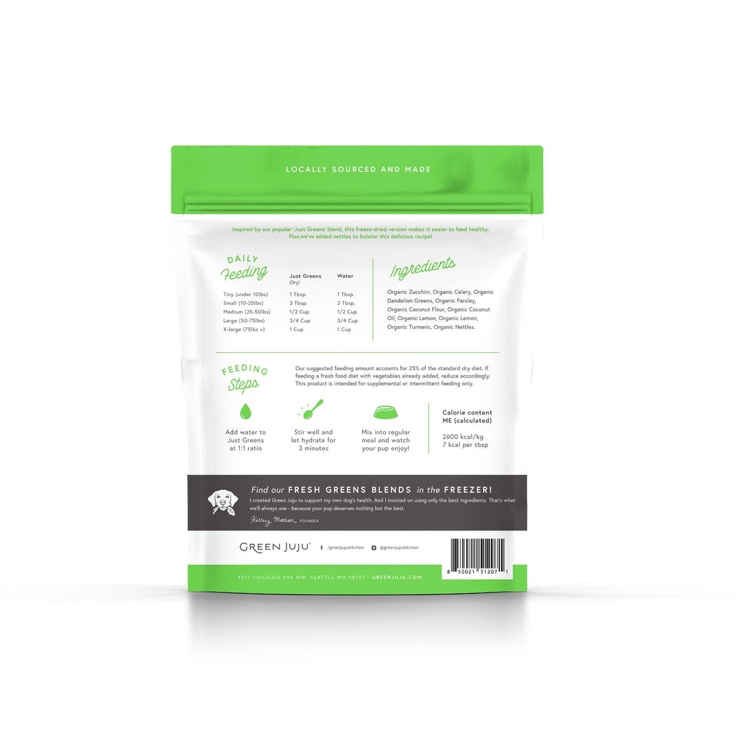 Just Greens - Organic Vegetable Blend with Nettles