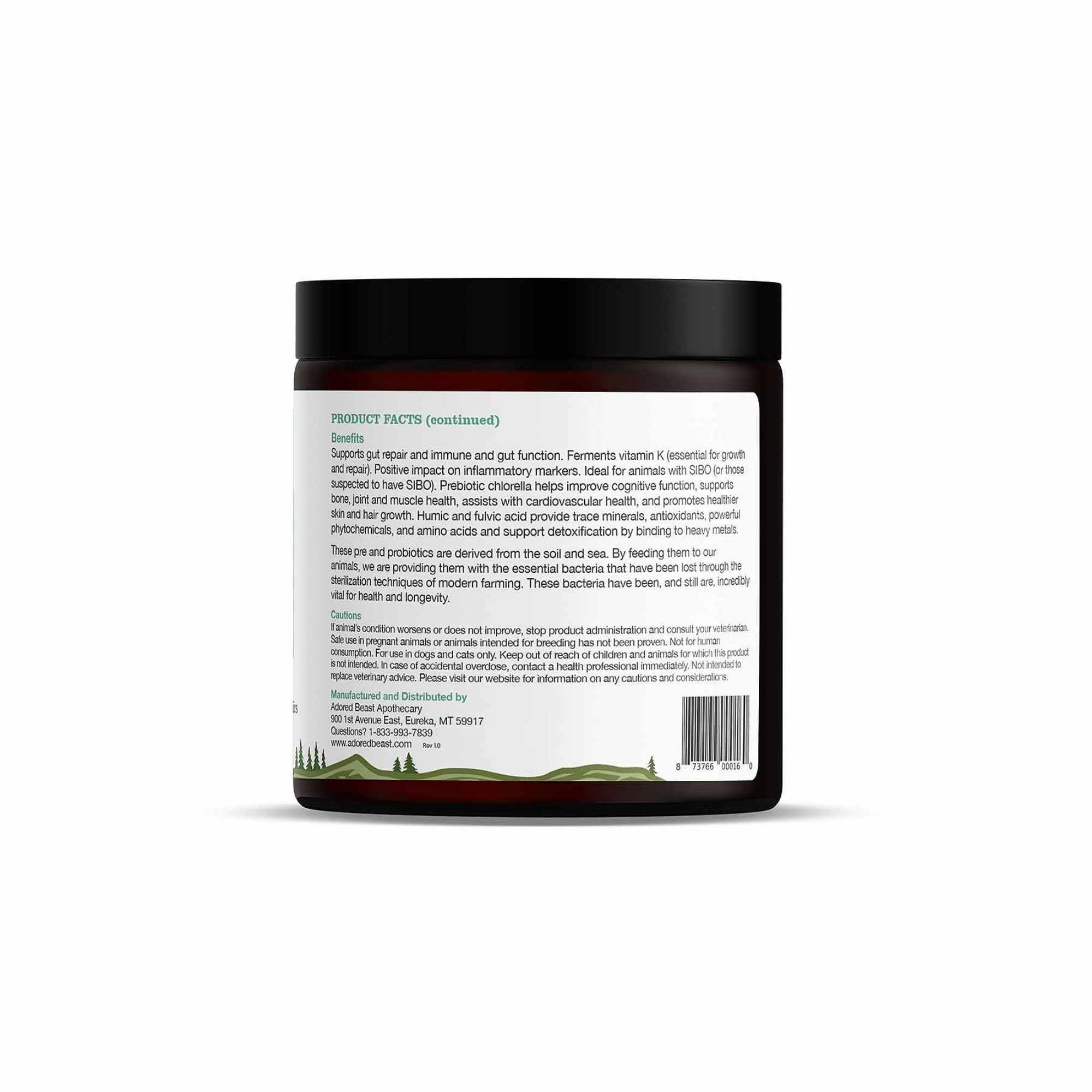 Soil & Sea Probiotic Adored Beast Product Facts