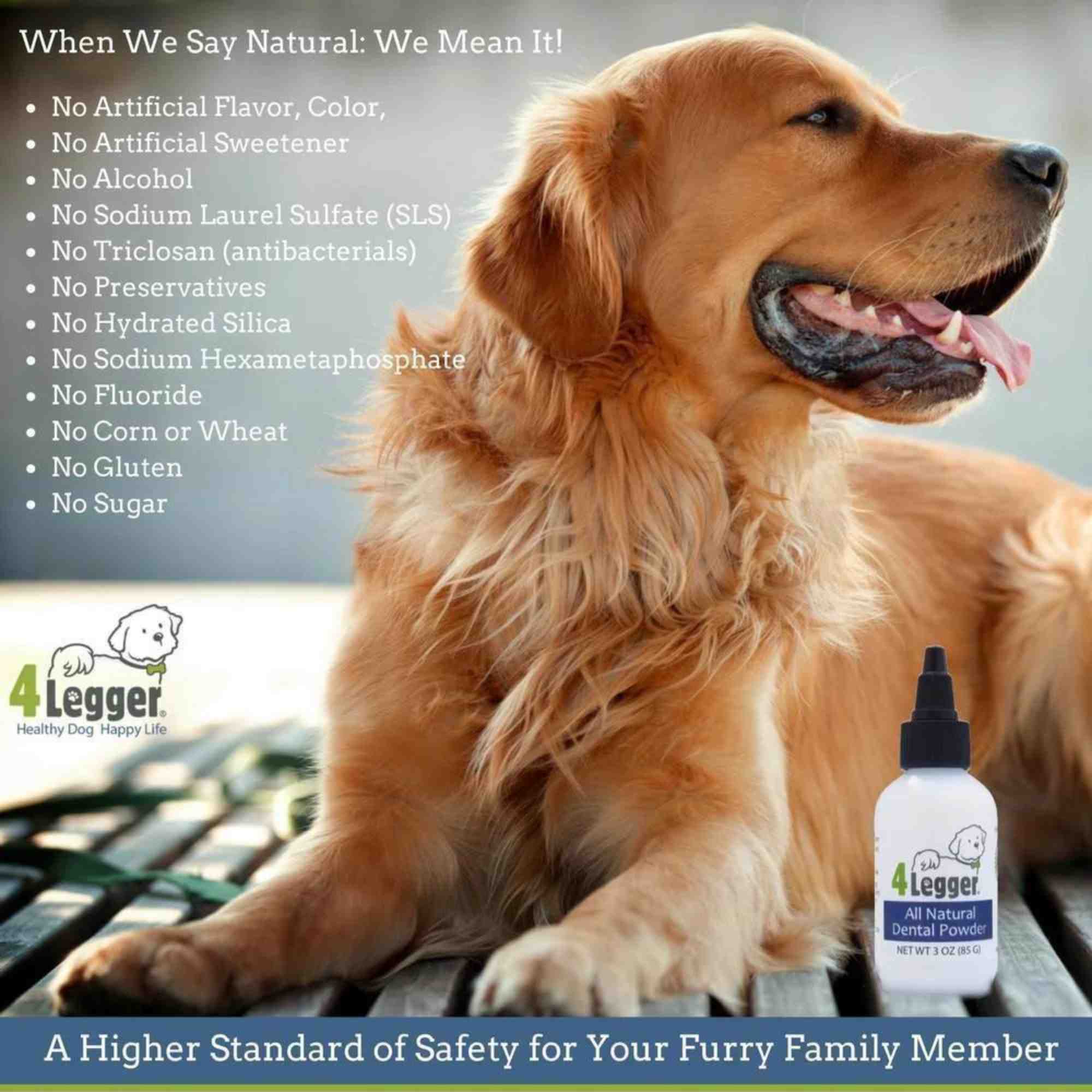 4 Legger All Natural and Organic Dog Shampoo PAWDEGA