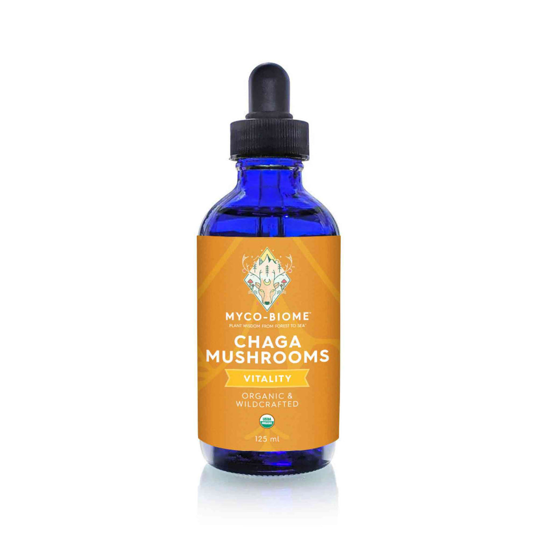 Chaga Mushroom Tincture 125ml Adored Beast Myco-Biome