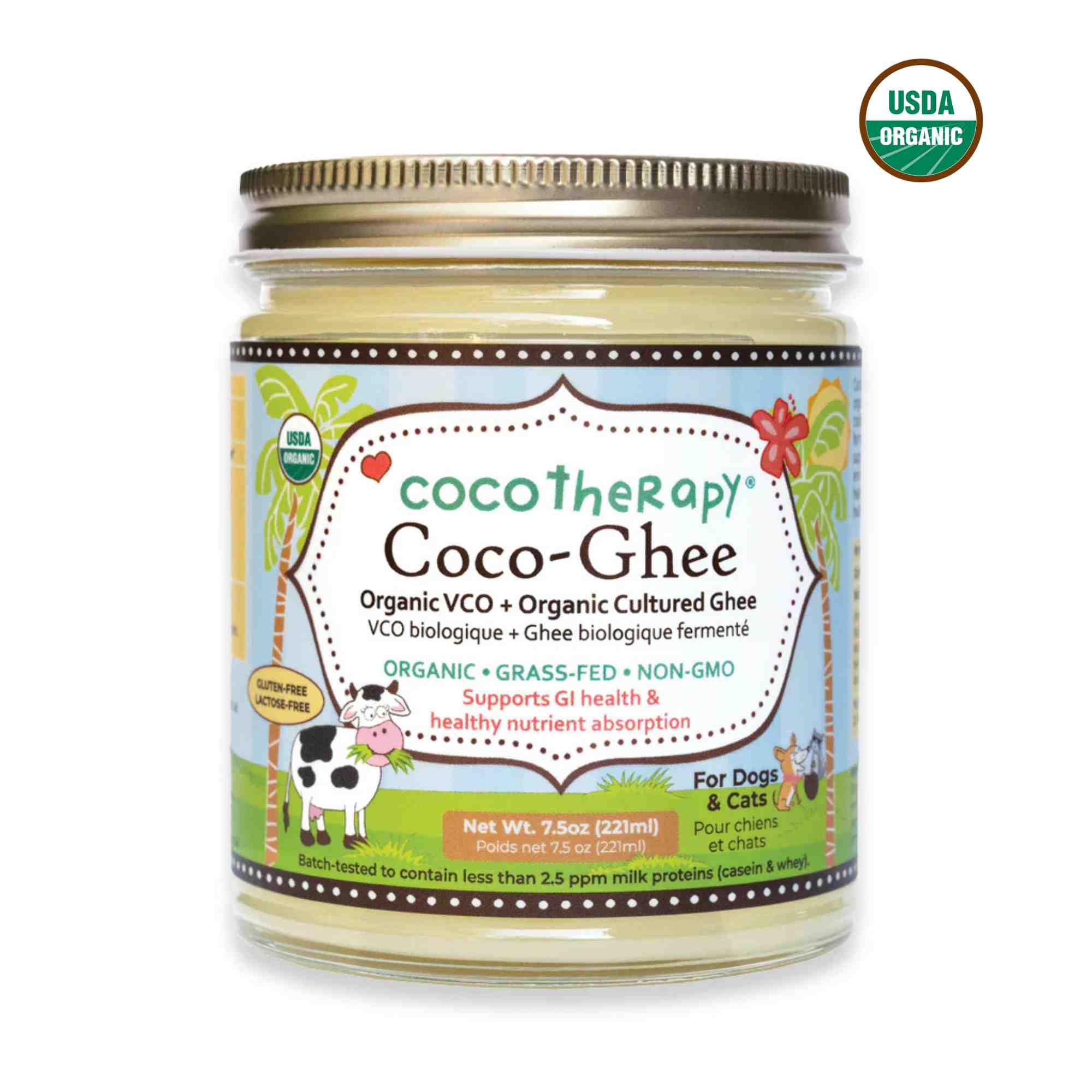 Coco-Ghee - Certified Organic Coconut Oil with Organic Cultured Ghee