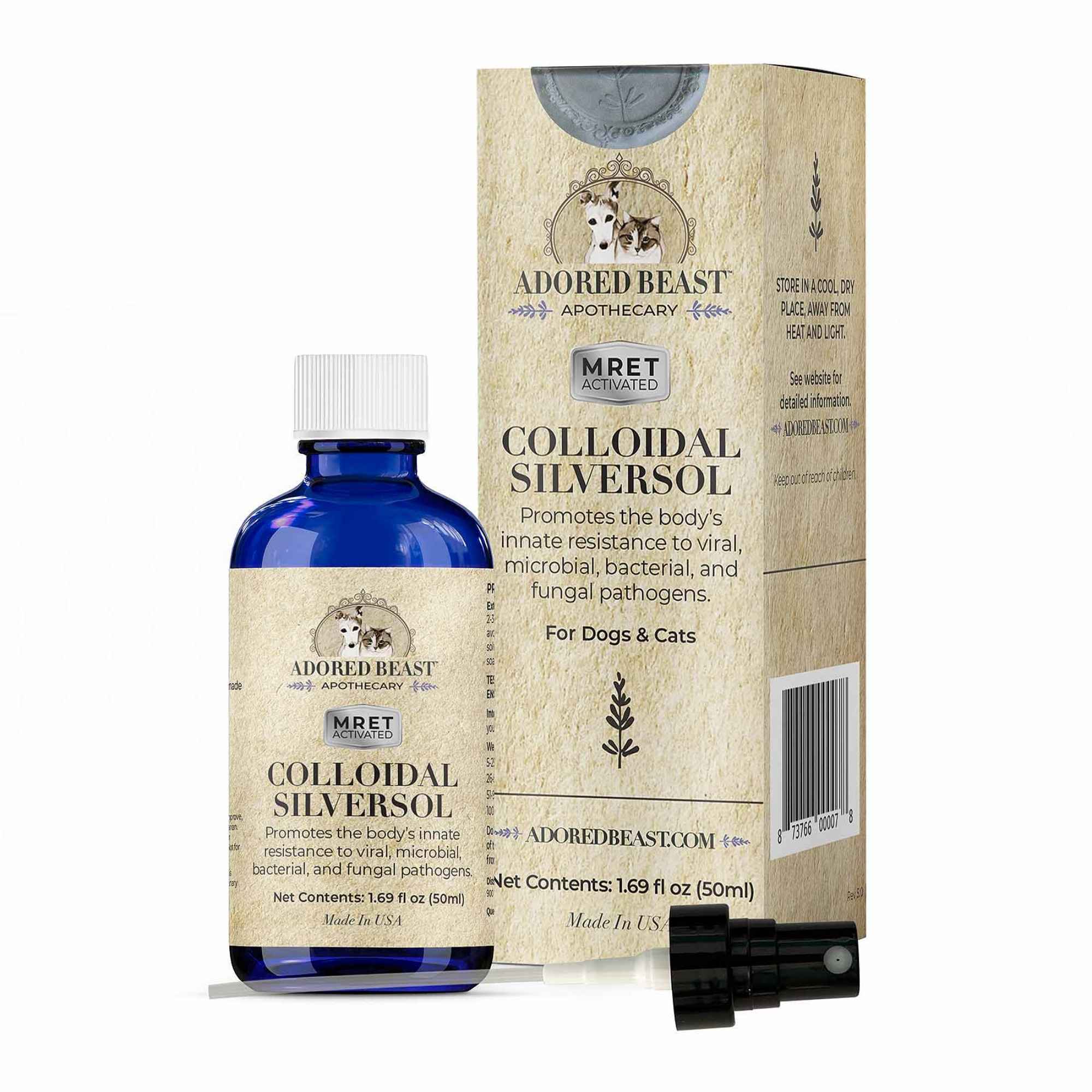 Colloidal SilverSol | *MRET Activated for Dogs and Cats – PAWDEGA
