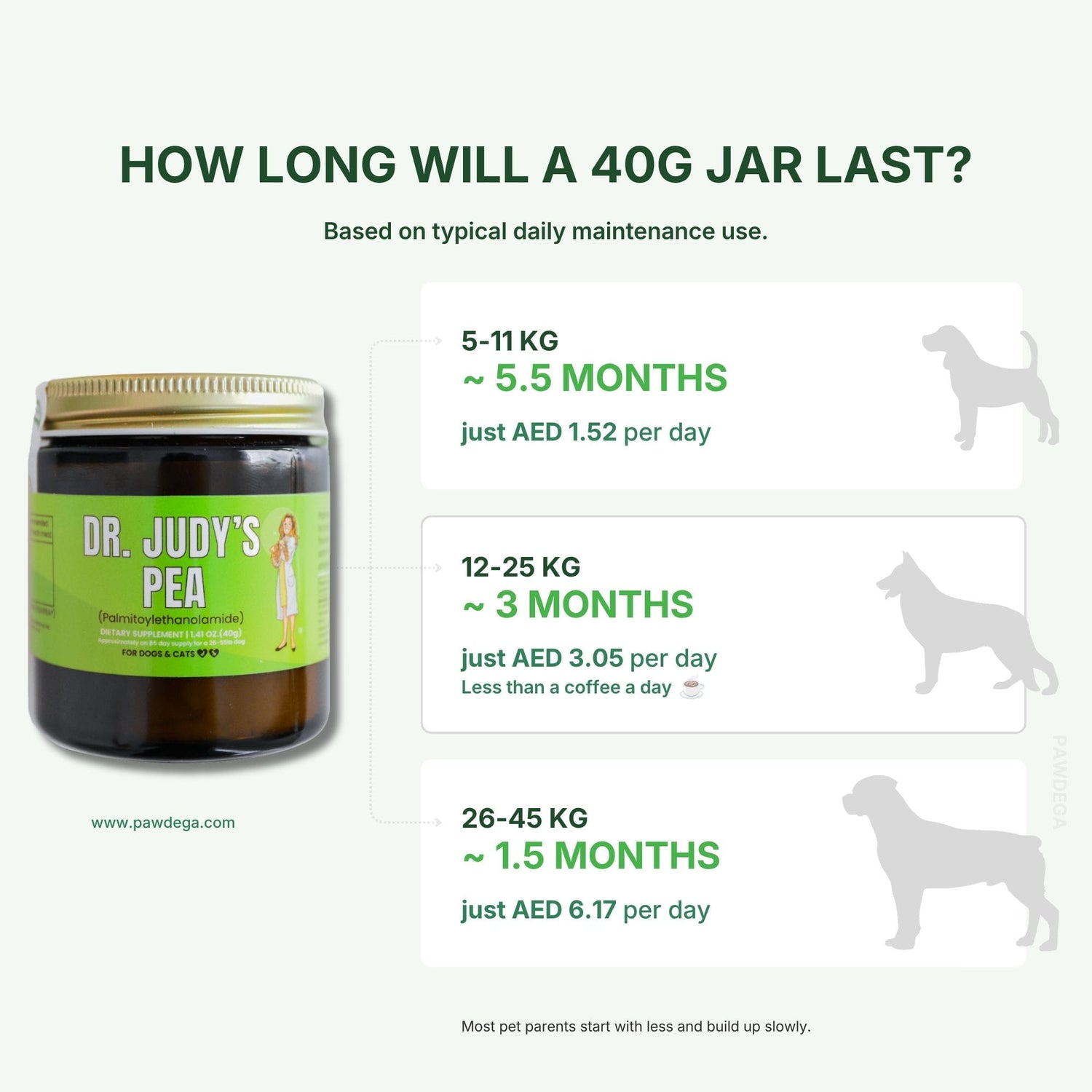 An informational graphic for Dr. Judy&