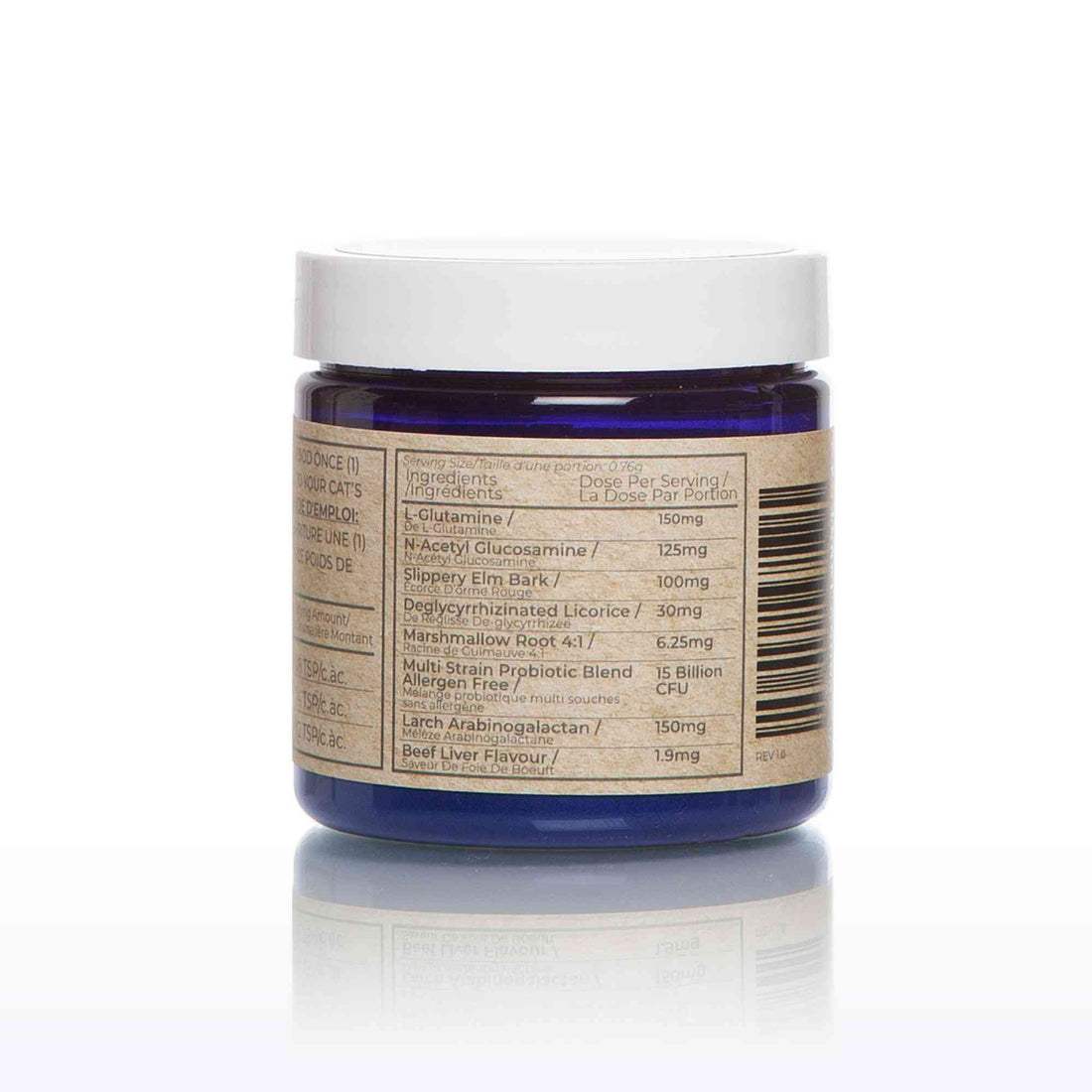 Feline Gut Soothe 46g Adored Beast Ingredients