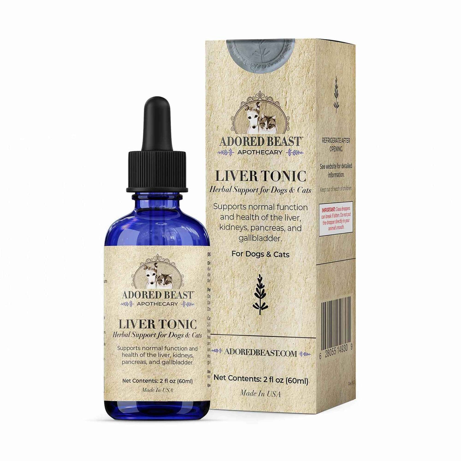 Liver Tonic Detox Support 60ml Adored Beast