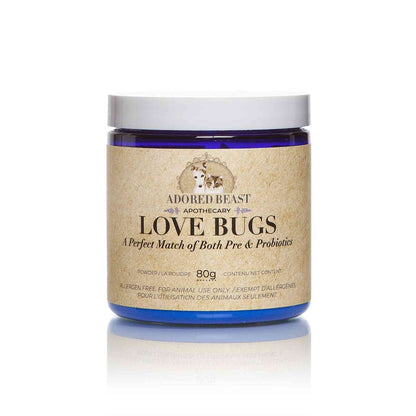 Love Bugs Probiotic 80g Adored Beast jar