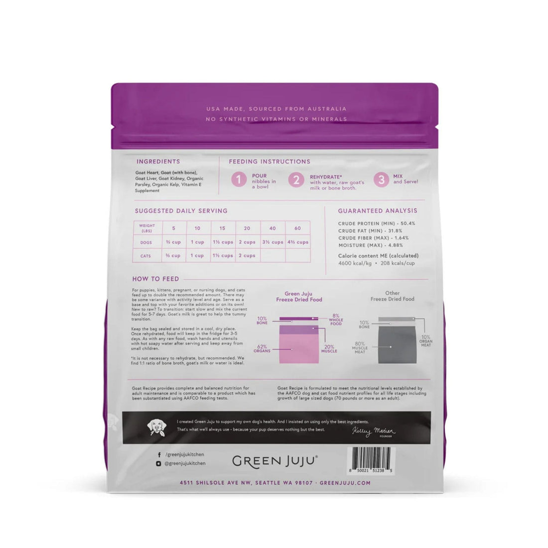 Goat Recipe - Freeze-Dried Raw