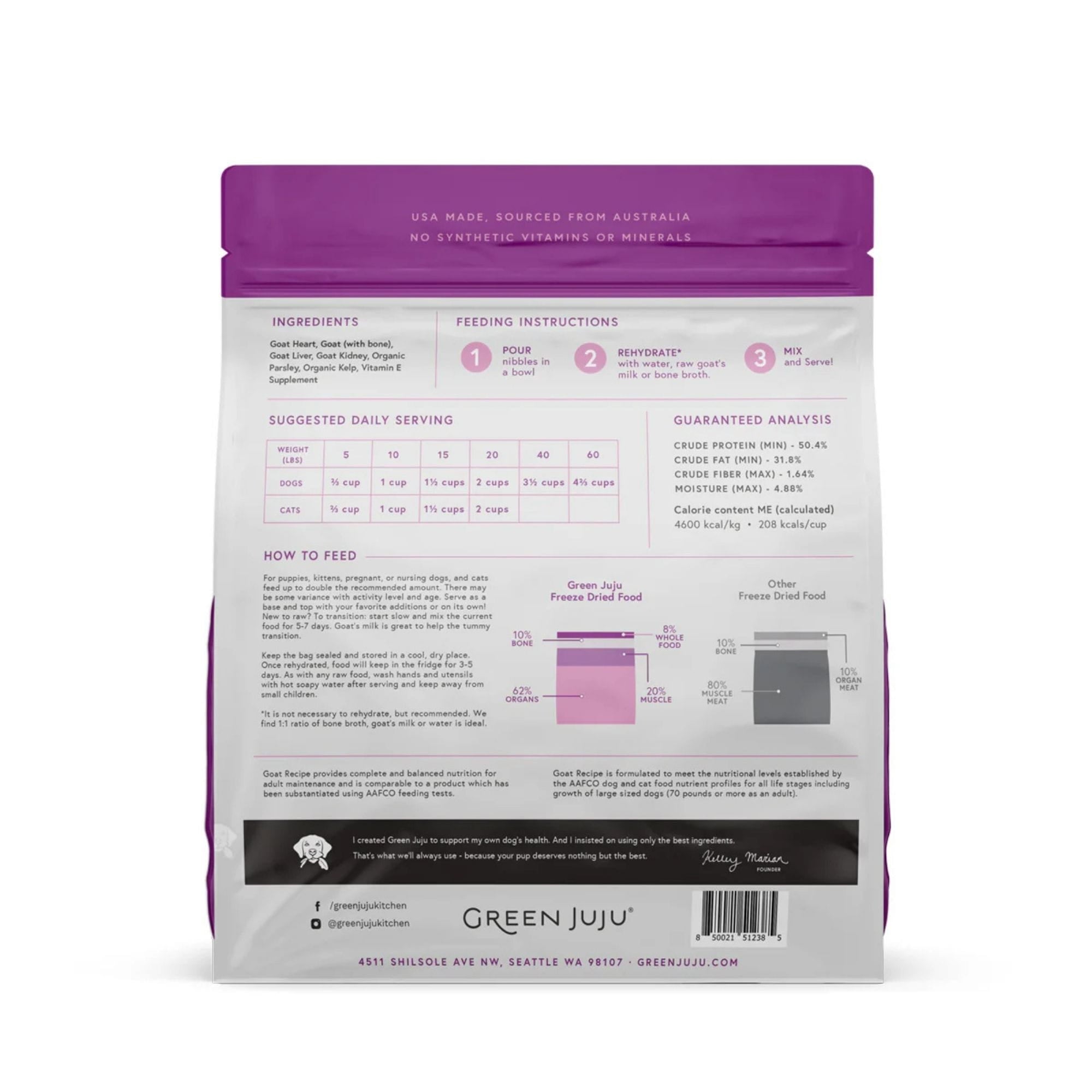 Goat Recipe - Freeze-Dried Raw