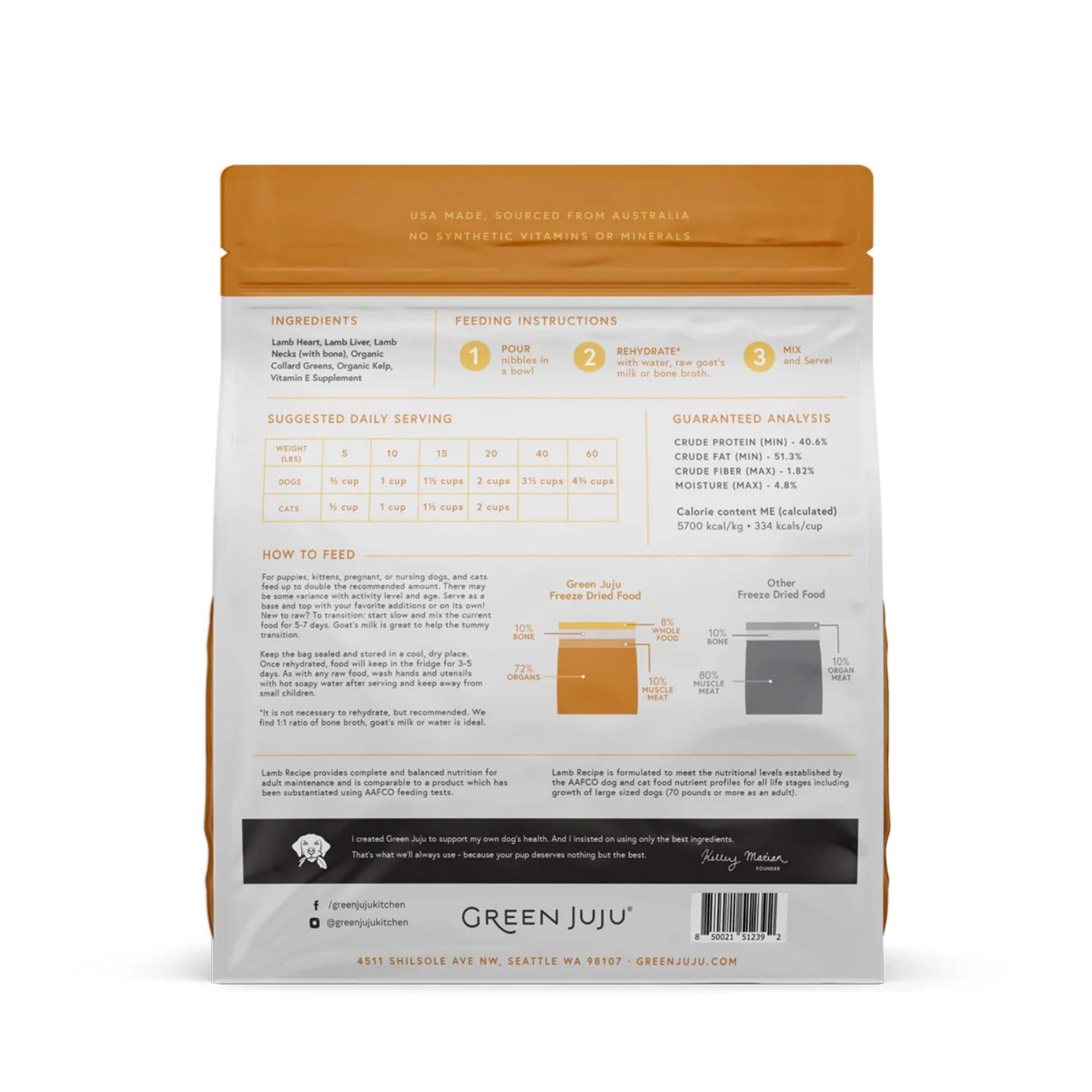 Lamb Recipe - Freeze-Dried Raw