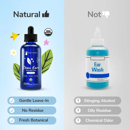 Comparison of kin+kind clean ears vs other ear cleaners