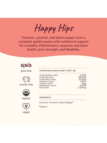 Organic Healthy Hip & Joint (Golden Paste), 8oz (226.8g)