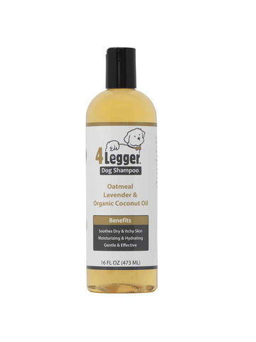 Organic Oatmeal Dog Shampoo with Lavender and Aloe Certified to USDA Organic Food Standards